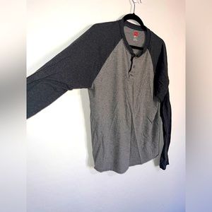 Hanes Mens Large Long Sleeve Shirt